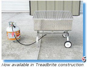The stainless steel Steamer is available in Treadbrite